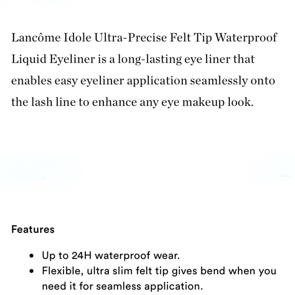 Lancôme Ultra Precise Waterproof Liner Black Eyeliner